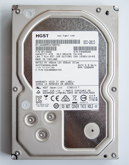 Жёсткий диск HGST(Hitachi) Ultrastar 7K4000 HUS724040ALA640 4 Тб