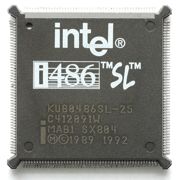 Центральный процессор (CPU) Intel i486SL {} (QFP) [1 core] L1 8K, 25 МГц