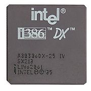 Центральный процессор (CPU) Intel i386DX (Socket PGA 132) [1 core] 25 МГц