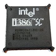 Центральный процессор (CPU) Intel i386SL (QFP) [1 core] 20 МГц