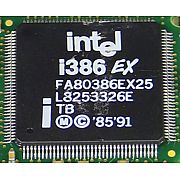 Центральный процессор (CPU) Intel i386EX (QFP) [1 core] 25 МГц