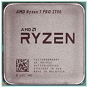 Центральный процессор (CPU) AMD Ryzen 7 Pro 2700 {Pinnacle Ridge} (PGA AM4) [8 cores] L3 16M, 3,2 ГГц