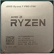 Центральный процессор (CPU) AMD Ryzen 7 Pro 1700 {Summit Ridge} (PGA AM4) [8 cores] L3 16M, 3 ГГц