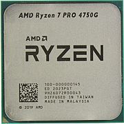 Центральный процессор (CPU) AMD Ryzen 7 Pro 4750G {Renoir} (PGA AM4) [8 cores] L3 8M, 3,6 ГГц