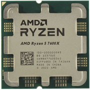 Центральный процессор (CPU) AMD Ryzen 5 7600X {Raphael} (LGA AM5) [6 cores] L3 32M, 4,7 ГГц
