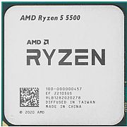 Центральный процессор (CPU) AMD Ryzen 5 5500 {Vermeer} (PGA AM4) [6 cores] L3 16M, 3,6 ГГц