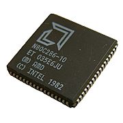 Центральный процессор (CPU) AMD N80C286-10 (PLCC 68) [1 core] 10 МГц