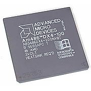 Центральный процессор (CPU) AMD Am486DX4-100 (Socket 3) [1 core] 100 МГц