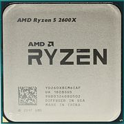 Центральный процессор (CPU) AMD Ryzen 5 2600X {Pinnacle Ridge} (PGA AM4) [6 cores] L3 16M, 3,6 ГГц