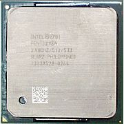 Центральный процессор (CPU) Intel Pentium 4 {Northwood} (PGA 478) [1 core] L2 512K, 2.4 ГГц