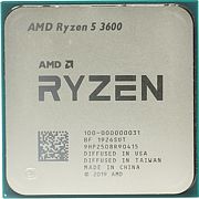 Центральный процессор (CPU) AMD Ryzen 5 3600 {Matisse} (PGA AM4) [6 cores] L3 32M, 3,6 ГГц