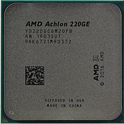 Центральный процессор (CPU) AMD Athlon 3000G {Raven Ridge} (Socket PGA AM4) [2 cores] L3 4M, 3,5 ГГц