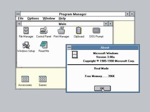 Как это выглядело в 1990 году: операционные системы - MS Windows 3.0