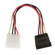 Кабель-переходник Molex 4 pin power на Standard SATA power