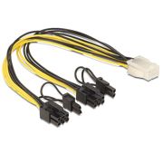 Какбель-разветвитель PCIe 6 pin power на PCIe 8 pin power